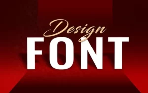 نمایش و دیزاین فونت